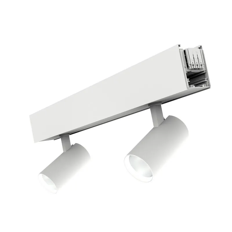Reflektor SLC LED spot, biały, 2-punktowa, długość 56 cm, CCT, DALI