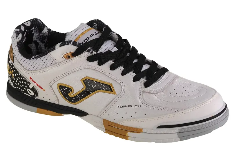 Joma Top Flex 2432 IN TOPS2432IN, Męskie, Białe, buty halowe - halówki, skóra licowa, rozmiar: 43