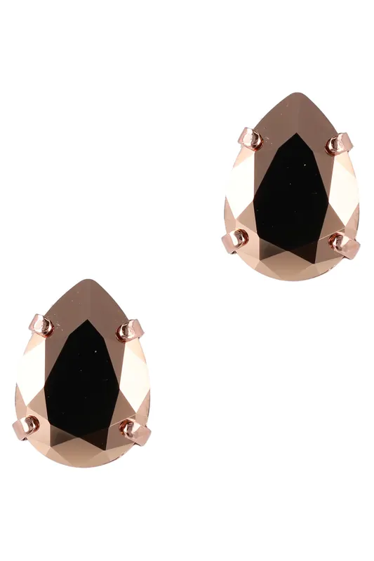 OTAZU Rosegold Drop Earpins Maat: OS | Oorbellen Outlet | Dames | Goud