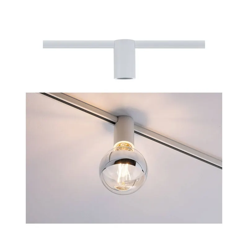 Paulmann URail Ceiling Socket E27, biały
