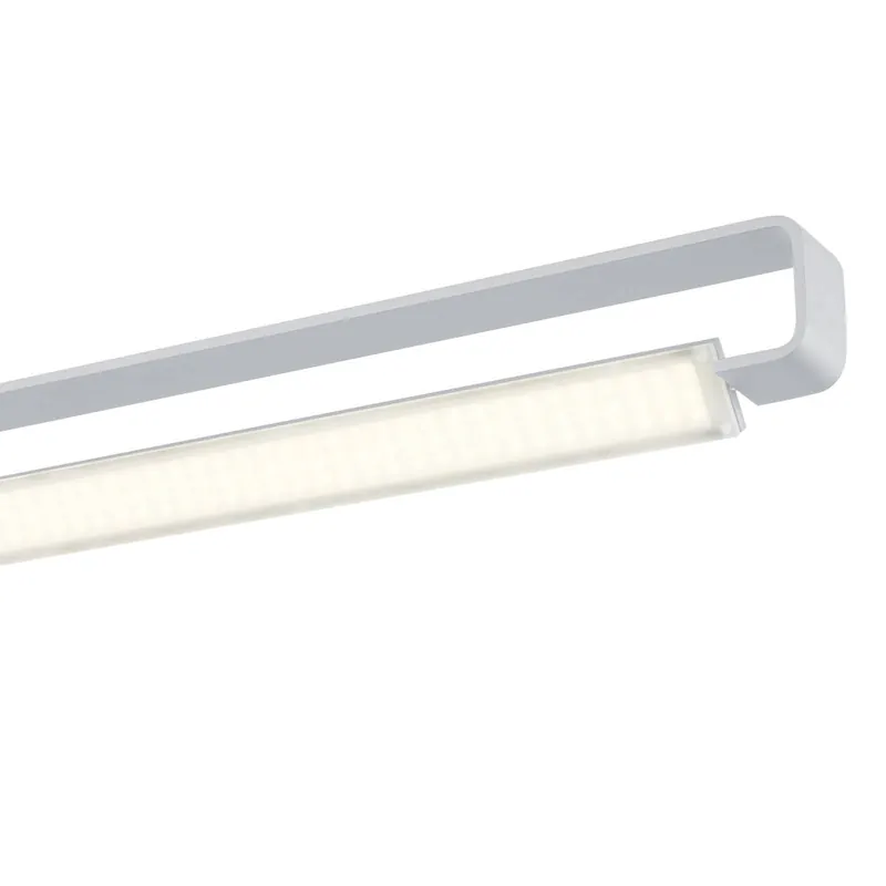 Żyrandol LED Box, obrotowy, aluminium anodowane