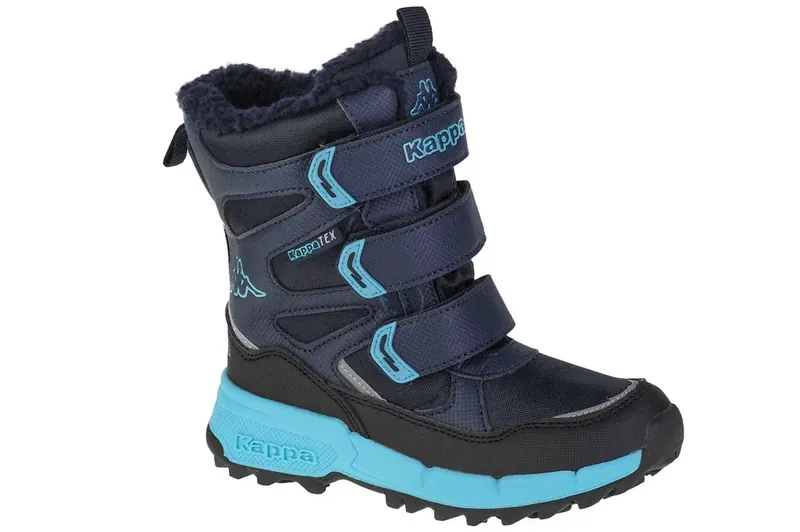 Kappa Vipos Tex K 260902K-6766, Dla dziewczynki, Granatowe, buty zimowe, tkanina, rozmiar: 33