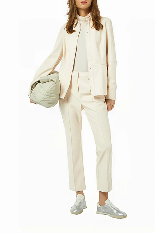 Comma Jackets Indoor Off White Maat: 36 | Leren Jassen Outlet | Dames | Wit