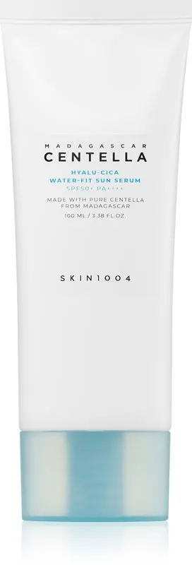 SKIN1004 Madagaskar Centella Hyalu-Cica Water-Fit Serum ochronne przeciwsłoneczne nawilżające działanie SPF 50+ 100 ml
