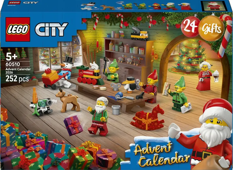 Lego City Kalendarz adwentowy na 2026 rok dla dzieci 60510