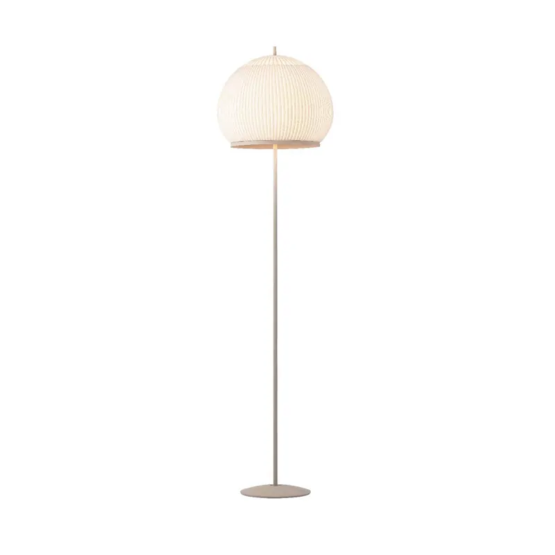 Lampa stojąca LED Vibia KNIT, 178 x 45 cm, beżowa tkanina/metal