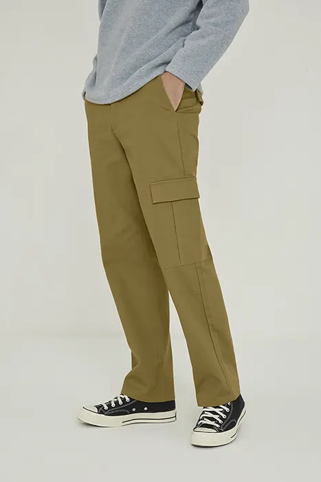 American Vintage Wide Combat Trousers Chameau Maat: 48 | Cargobroeken Outlet | Heren | Ecru