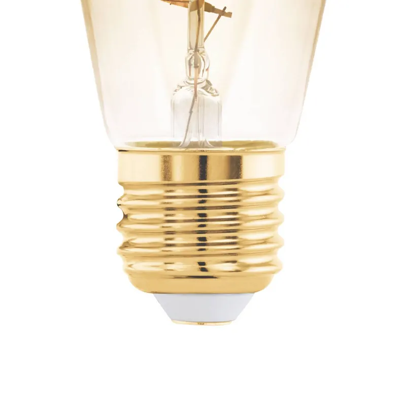 Żarówka LED E27 4W ST48 2,000K Filament bursztynowy ściemniany