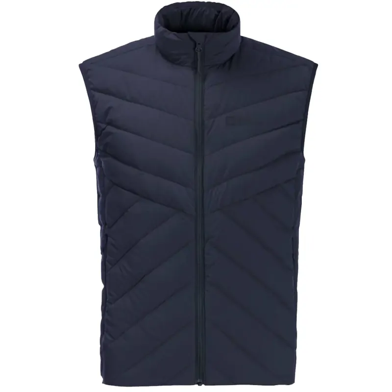 Jack Wolfskin Athletic Down Vest M 1206692-1010, Męskie, Granatowe, bezrękawniki, poliester, rozmiar: M