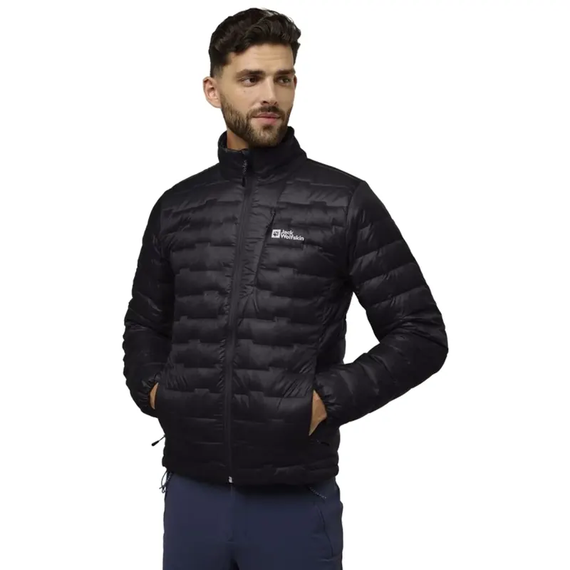 Jack Wolfskin Passamani Down M Jacket A61836-6350, Męskie, Czarne, kurtki zimowe, poliamid, rozmiar: L
