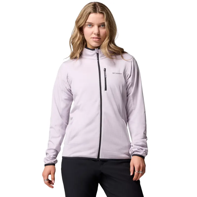 Columbia Essential Hike Grid Full Zip Fleece 2136233551, Damskie, Fioletowe, polary, poliester, rozmiar: S