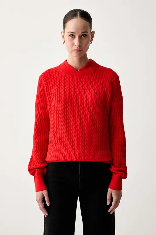 Tommy Hilfiger polo swetrowe damskie z bawełną