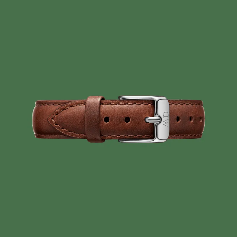 Daniel Wellington DW Strap Leather St Mawes 12mm Silver