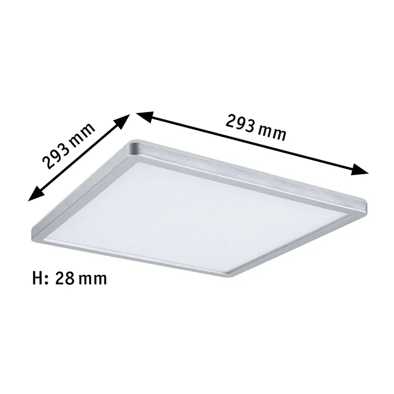 Paulmann Atria Shine panel on/off chrom 830 29x29