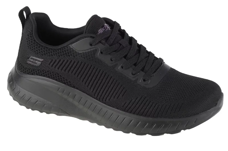 Skechers Bobs Squad Chaos - Face Off 117209-BBK, Damskie, Czarne, buty sneakers, tkanina, rozmiar: 36