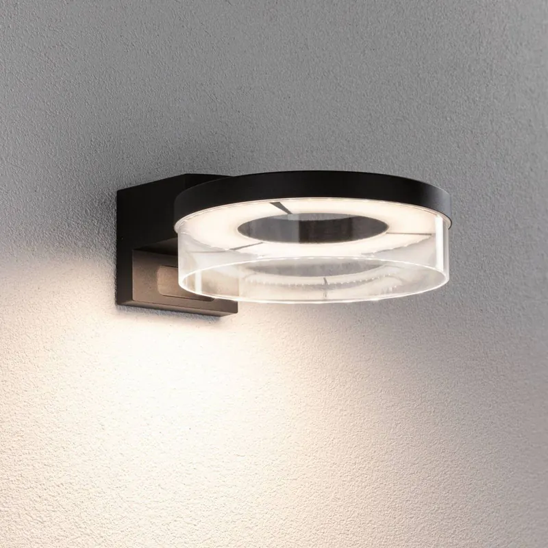 Paulmann kinkiet zewnętrzny LED Capera, antracyt, IP44