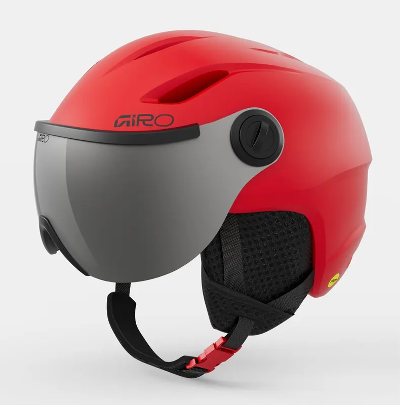 GIRO Kask zimowy juniorski BUZZ MIPS czerwony (52-55)