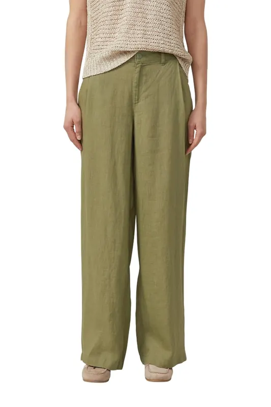 s.Oliver  Pants Army Green Maat: W46 | Wijde Broeken Outlet | Dames | Groen