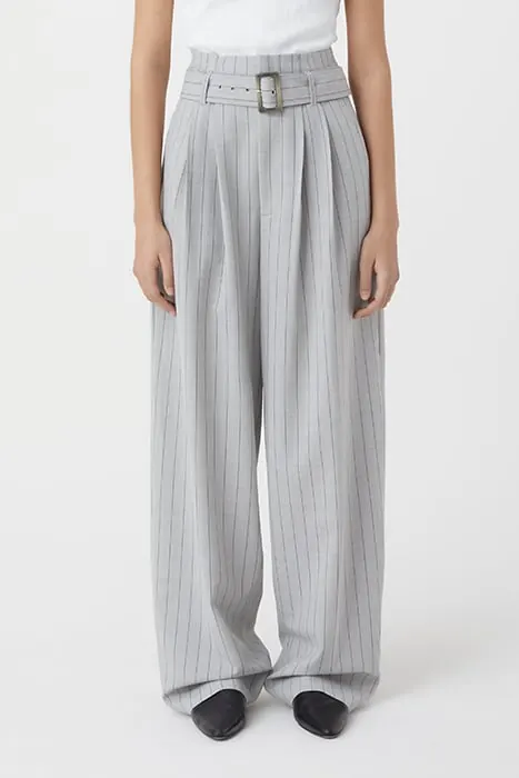 Closed Imogen Pants Grey Marble Maat: W31 | Wijde Broeken Outlet | Dames | Grijs