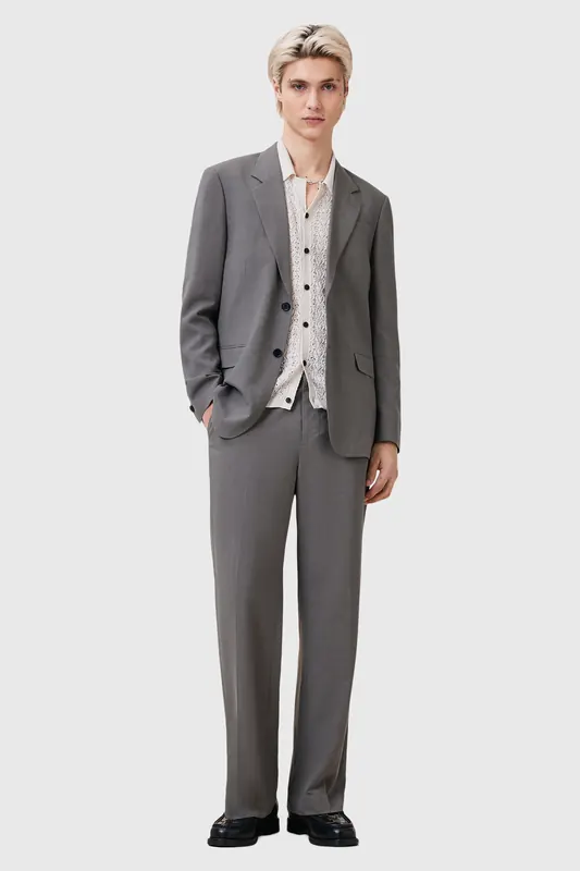 AllSaints Loire Ss Cardigan Ecru White Maat: L | Cardigans Outlet | Heren | Wit