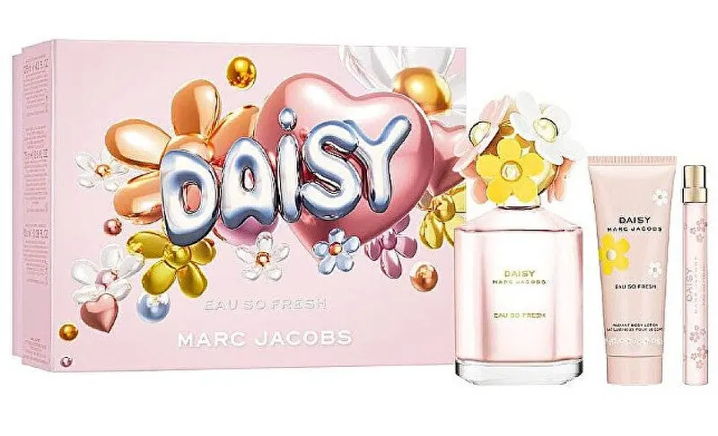 Marc jacobs Daisy Eau So Fresh - EDT 125 ml + balsam do ciała 75 ml + EDT 10 ml