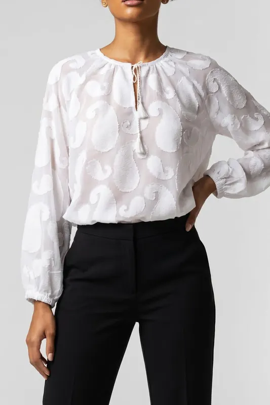 Alchemist Top Jill Very White Maat: 44 | Longsleeves Outlet | Dames | Wit