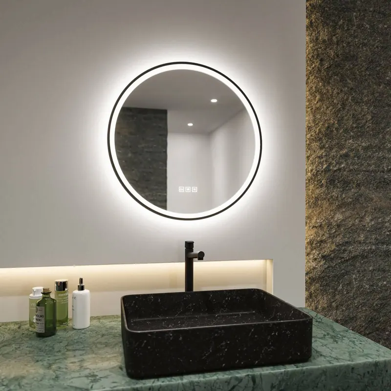 Paulmann Mirra Lustro ścienne Ø59cm CCT dim czarny
