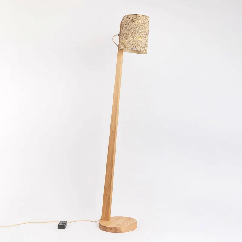 ALMUT 1411 lampa stojąca cylindryczna Ø30cm łąka