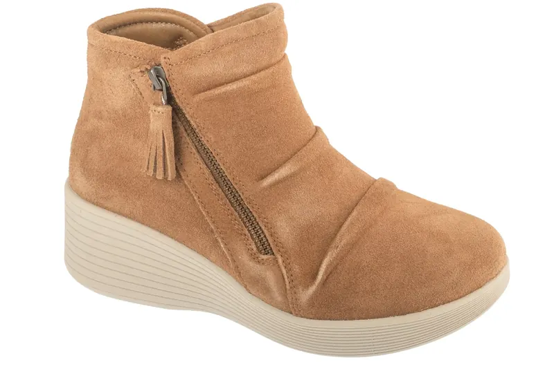 Skechers Parallel Lite 169171-CSNT, Damskie, Brązowe, sztyblety, skóra zamszowa, rozmiar: 40