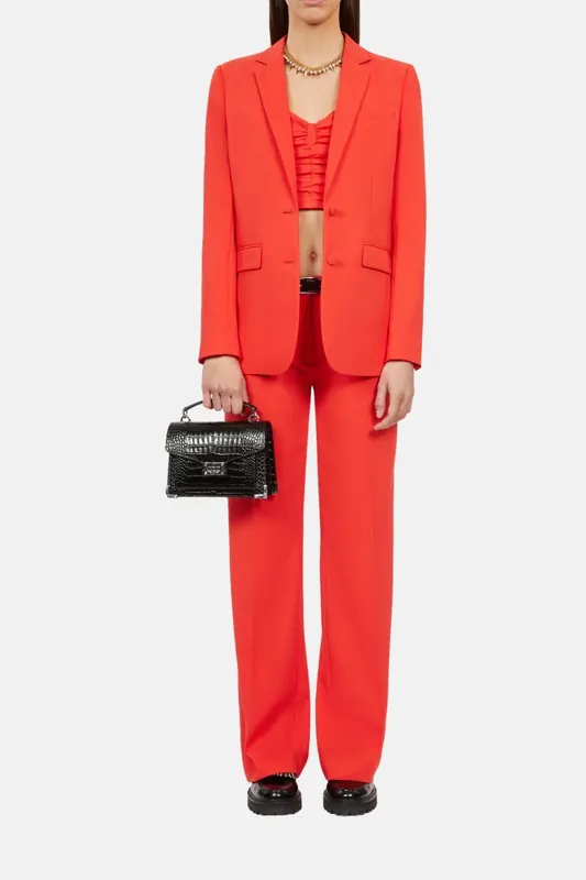 The Kooples Suit Vests Red Maat: 40 | Blazers Outlet | Dames | Rood