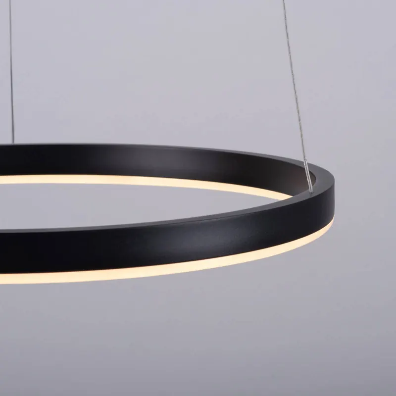 Lampa wisząca LED Ritus, Ø 39,3 cm, antracytowa