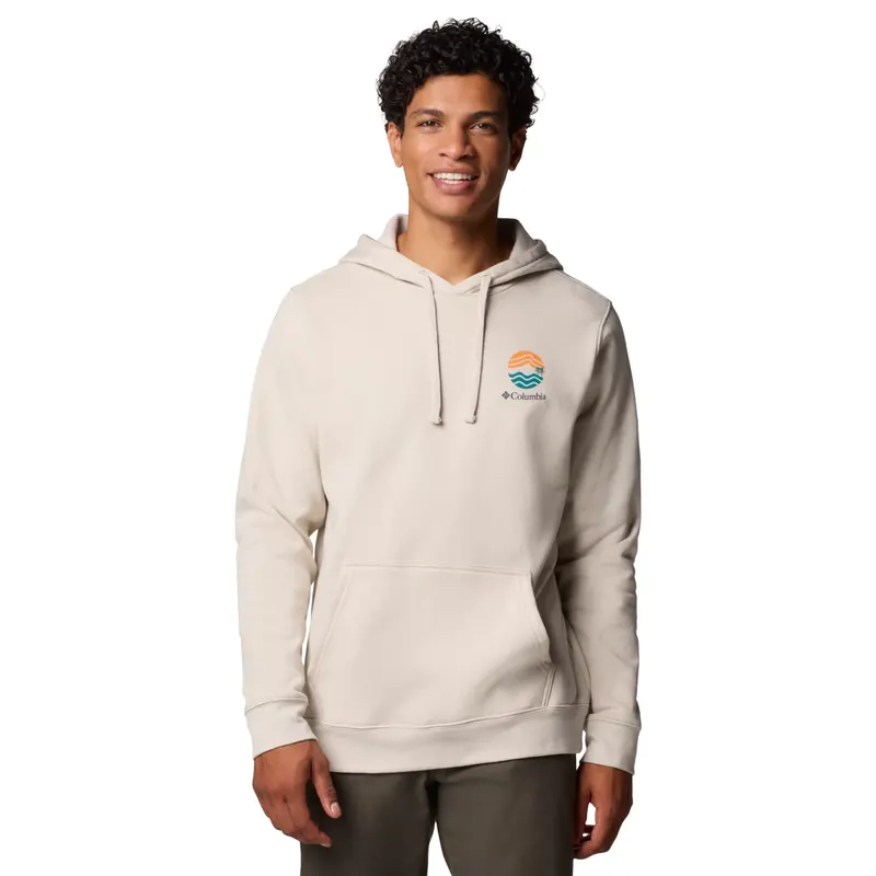 Columbia Columbia Trek Graphic Hoodie 2018494282, Męskie, Beżowe, bluzy, bawełna, rozmiar: M