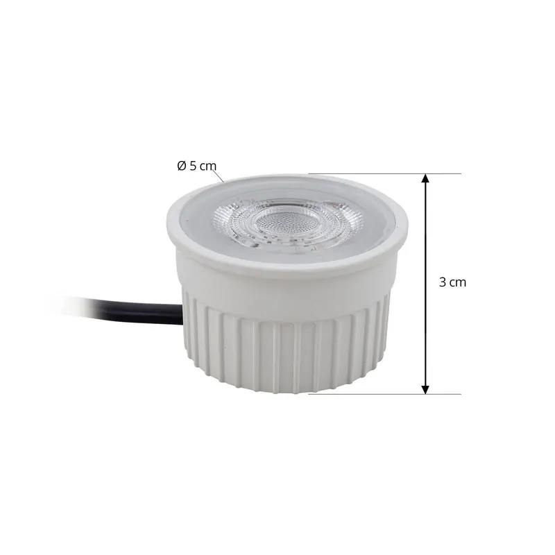 Moduł LED Arcchio, GU10, 4,9 W, 380 lm, biały, 2700 K, ściemniany