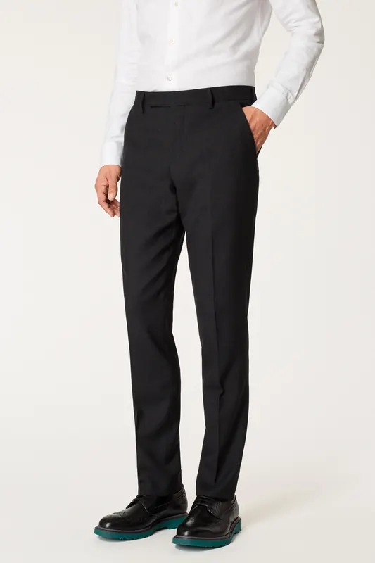 Paul Smith Gents Slim Fit Trouser Slate Maat: W38 | Tailored Broeken Outlet | Heren | Grijs
