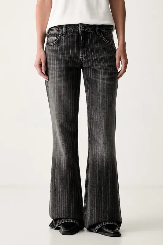 HUGO Blue jeansy flare damskie Gelisa_3_B