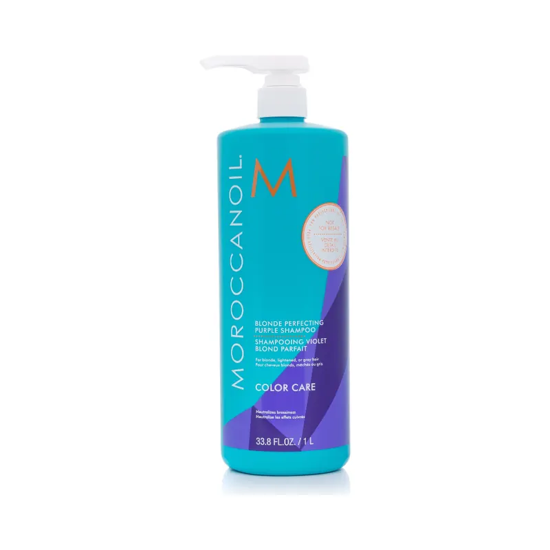 Moroccanoil Blonde Perfecting Purple Szampon - 1000 ml