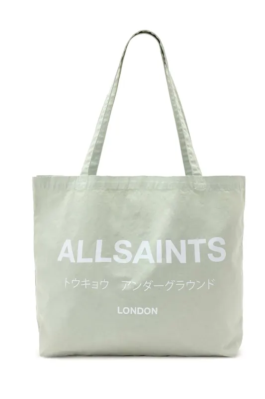 AllSaints Underground Tote Powdered Green Maat: OS | Tassen Outlet | Heren | Groen