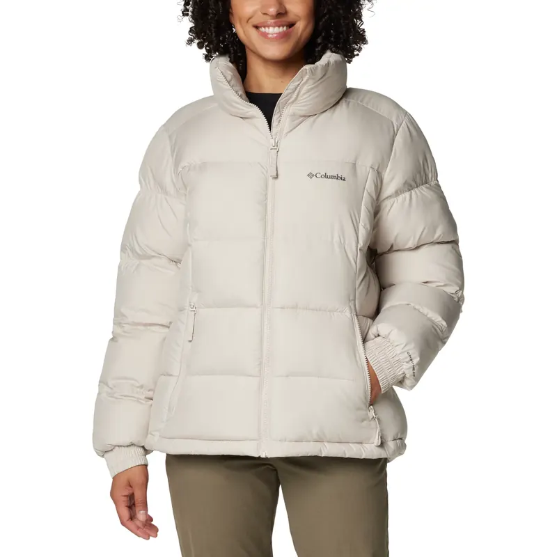 Columbia Pike Lake Full Zip Jacket 2089311278, Damskie, Beżowe, kurtki zimowe, poliester, rozmiar: L