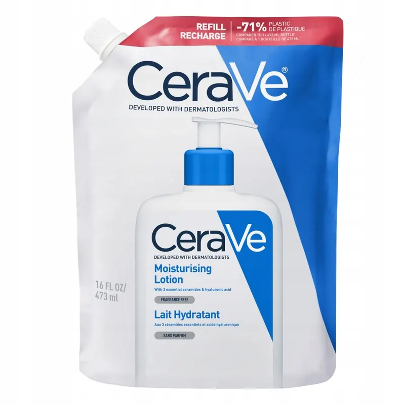 CeraVe Emulsja Nawilżająca do Ciała Skóra Sucha, Bardzo Sucha 473ml Refill