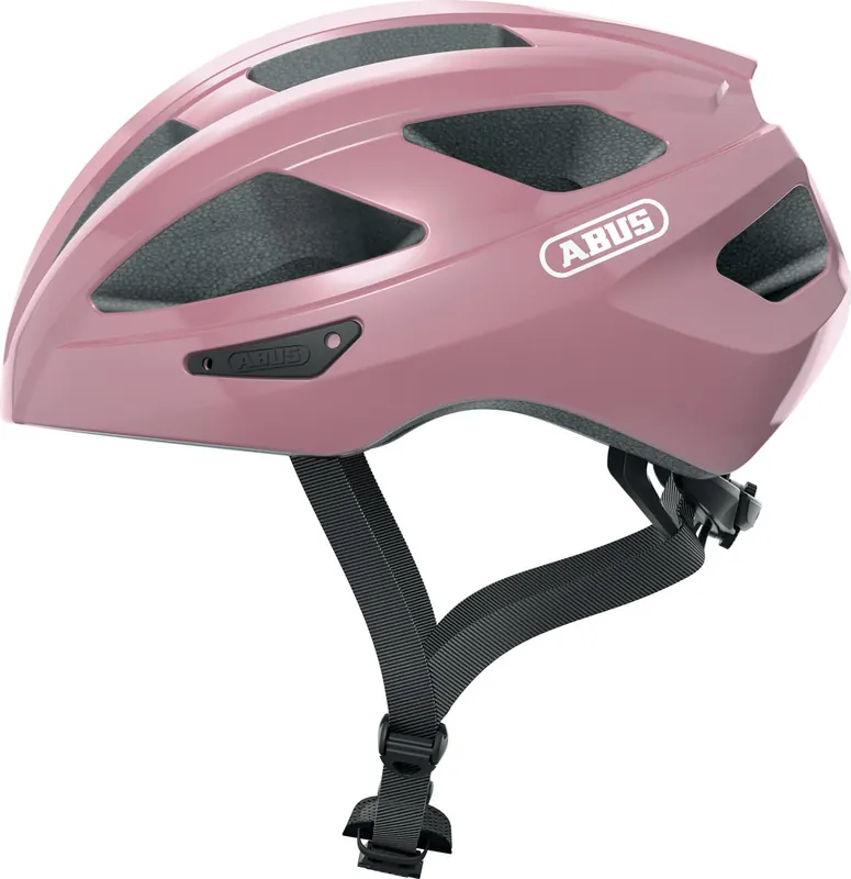 ABUS kask rowerowy MACATOR różowy (52-58)