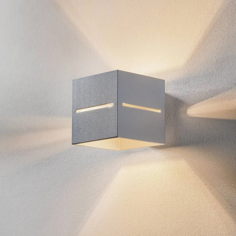 Kinkiet Top up/down, korpus szary