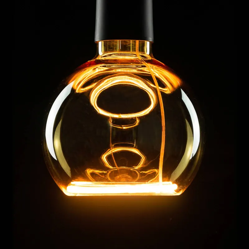 Segula klosz pływający LED G125 E27 4W złoty 922 ściemniany