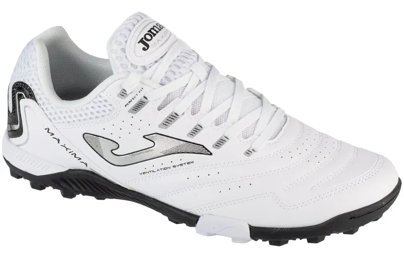 Joma Maxima 2502 TF MAXS2502TF, Męskie, Białe, buty piłkarskie - turfy, skóra syntetyczna, rozmiar: 41