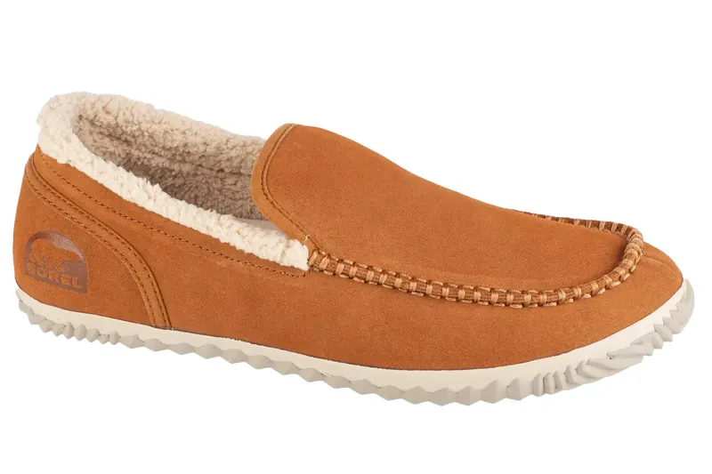 Sorel Dude Moc Slipper 1530671286, Męskie, Brązowe, kapcie, skóra zamszowa, rozmiar: 41