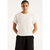 New Balance Sport Essentials Jersey T-shirt Pink Salt Maat: L | Sport Shirts Outlet | Dames | Roze