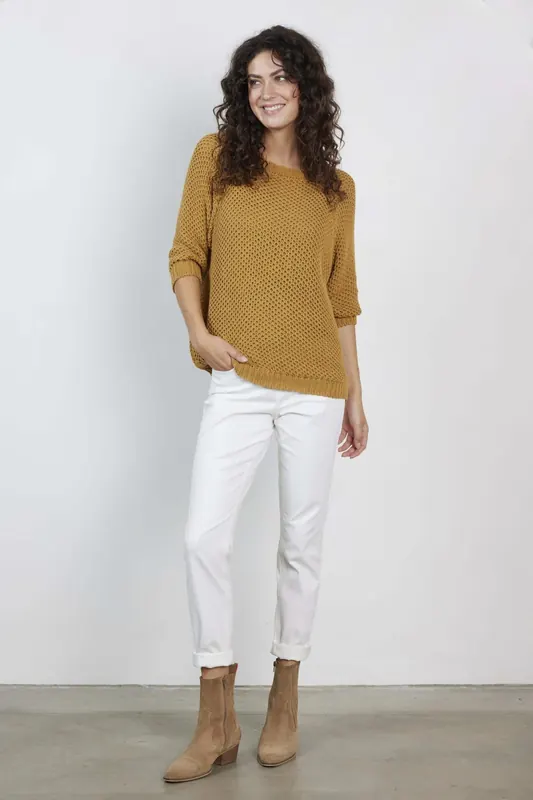 DIDI Pullover Elvira Spice Brown Maat: 34-36 | Sweaters Outlet | Dames | Bruin