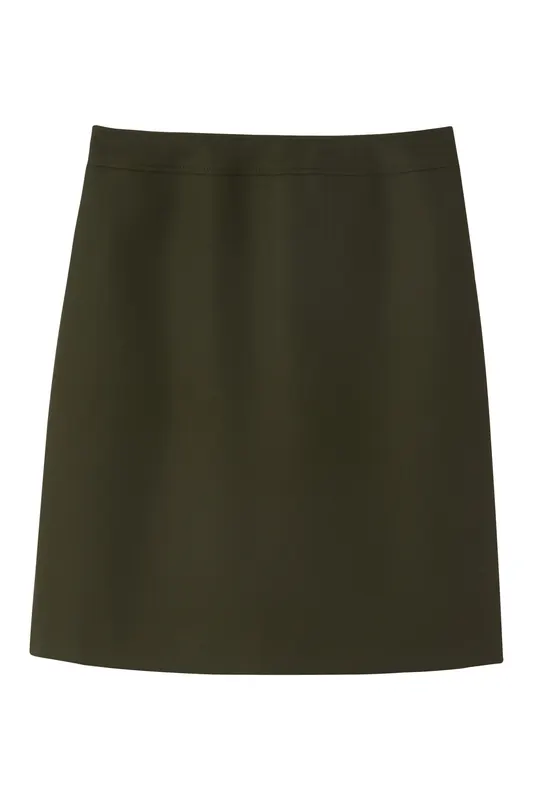 A.P.C. Skirt Nelly Military Khaki Maat: 38 | Mini Rokken Outlet | Dames | Groen
