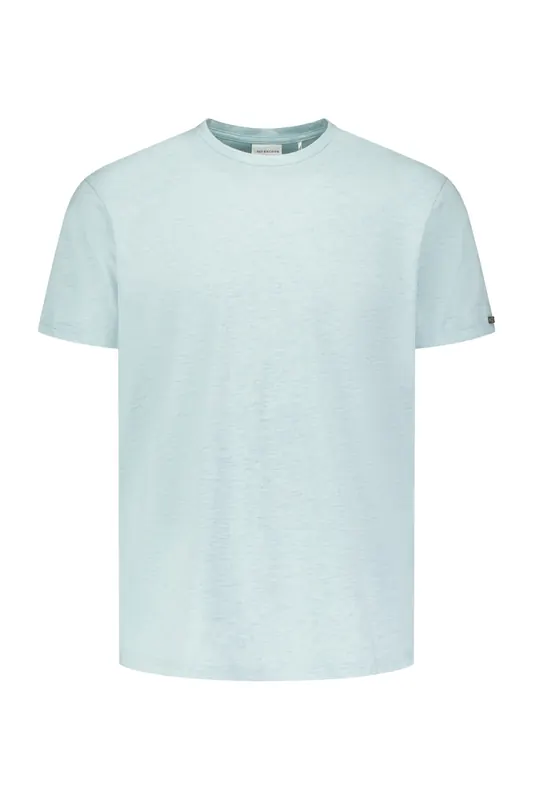 No Excess T-shirt Crewneck Melange Ice Maat: L | Basic T-Shirts Outlet | Heren | Blauw