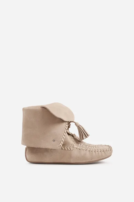 Bronx Savann-a Ankle Boot Sand Maat: 38 | Instappers Outlet | Dames | Beige