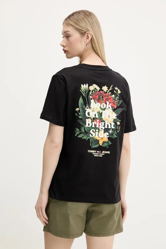 Tommy Jeans t-shirt bawełniany